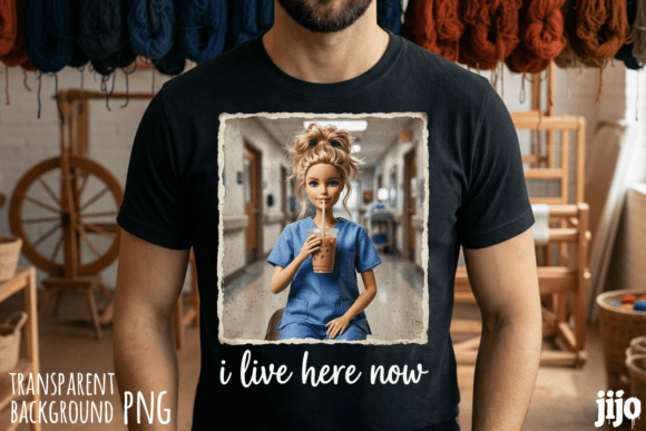 Caffeine and Care: Designing with Nurse Coffee Scrubs Medical PNG