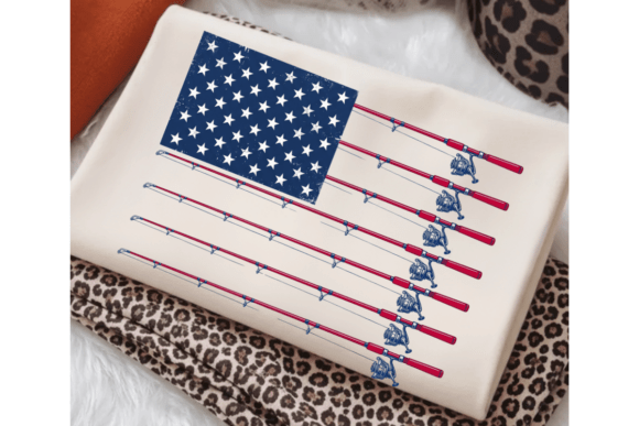 Celebrate Independence Day with Vibrant Patriotic Fishing Designs