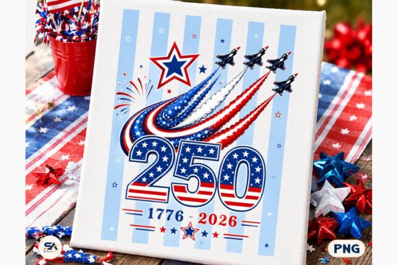 Celebrating America's 250th with Bold Patriotic Design