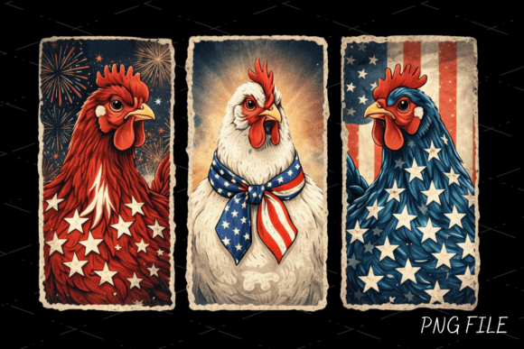 Chickens in Uniform: A Vintage Design for Bold Apparel