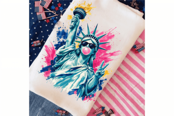 Infuse Iconic Charm with the Preppy Brushstroke Statue of Liberty Blo