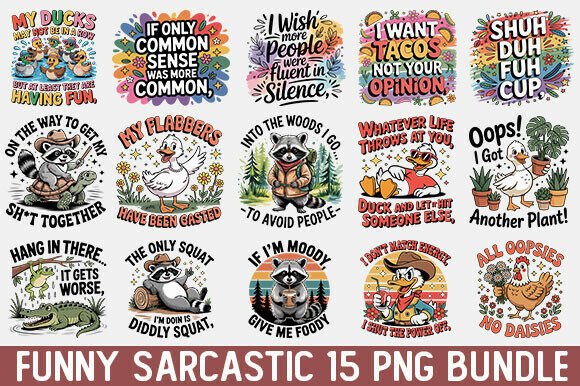 Why Your Next Project Needs a Funny Sarcastic Png Bundle